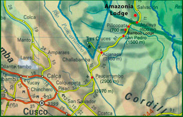 Amazonia Lodge Maps